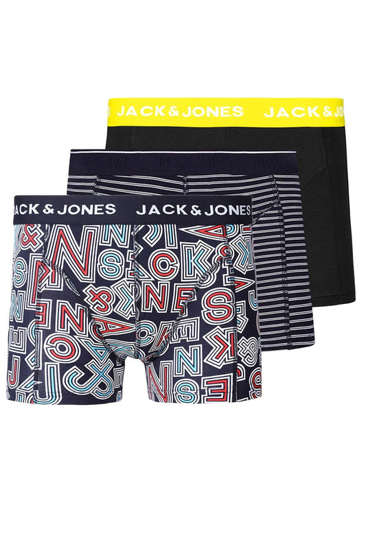 3-Pack Mixed Boxer Shorts - Blue