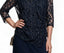 Ezze Kadın V Yaka Payetli Tül Detaylı Abiye Bluz ve Midi Etek Takımı