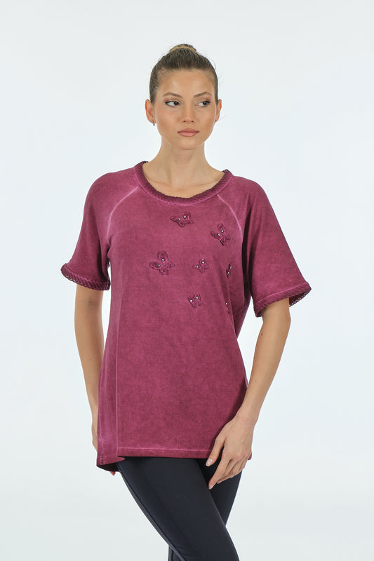 Patterned Women's Blouse 21120800