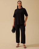 Plus size blouse with beaded embroidery, Gala-Xi