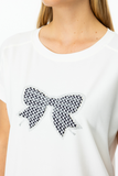On Oversize Kısa Kol Yuvarlak Yaka Minimalist Kadın T-Shirt