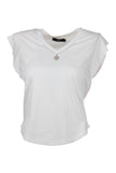 On Minimalist V-Neck Short-Sleeve Women's Blouse - Casual & Chic