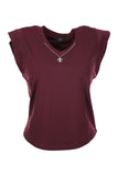 On Minimalist V-Neck Short-Sleeve Women's Blouse - Casual & Chic