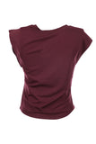 On Minimalist V-Neck Short-Sleeve Women's Blouse - Casual & Chic