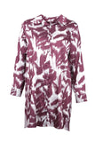 Plus size patterned shirt tunic Gala-Xi
