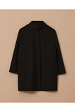 Plus size mandarin collar button-down coat Gala-Xi