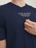 Jack&Jones Oversize Kısa Kol Minimalist Erkek T-Shirt - Günlük Kullanım