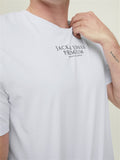 Jack&Jones Oversize Kısa Kol Minimalist Erkek T-Shirt - Günlük Kullanım