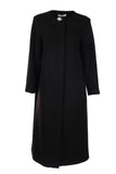 Plus size long cashmere coat with stone details Gala-Xi