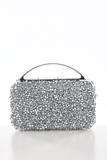 Crystal Embellished Chain Strap Hand Clutch Evening Bag. Explosion