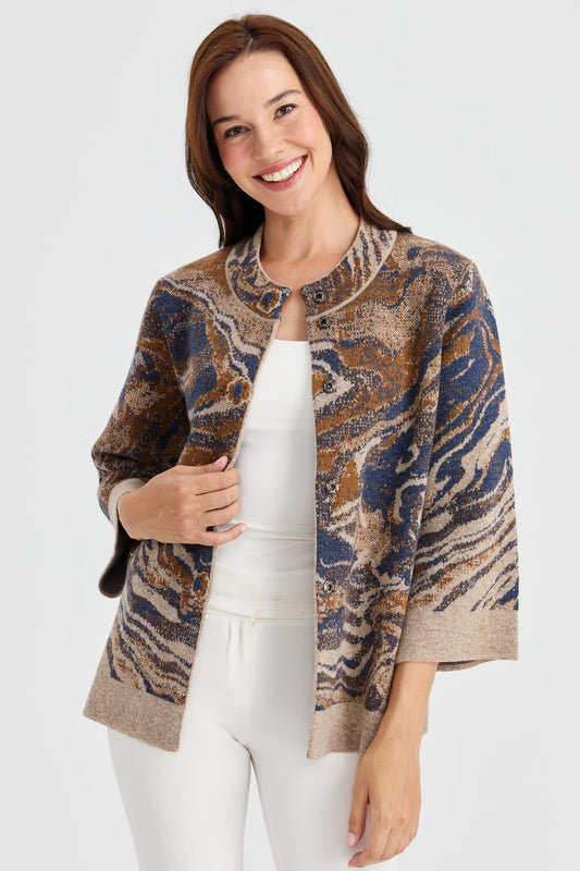 Patterned Women's Jacket 23223125