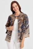 Patterned Women's Jacket 23223125