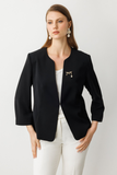 Ekol BB Minimalist 3/4 Sleeve Women's Jacket - Casual & Work