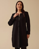 Gala-Xi büyük beden sıfır yaka şık ceket