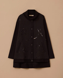 büyük beden pul detaylı i̇şlemeli ceket Gala-Xi