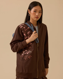 Printed jacket with zipper detail and pockets, Scl