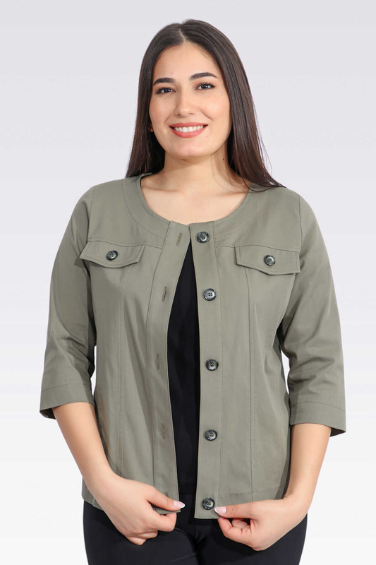 TRUVAKAR KOL ASTARSIZ PAMUK CEKET Tolga Saraçoğlu