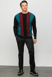 Patterned Men's Sweater DSN24K23505