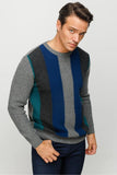 Patterned Men's Sweater DSN24K23505