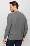 Patterned Men's Sweater DSN24K23505