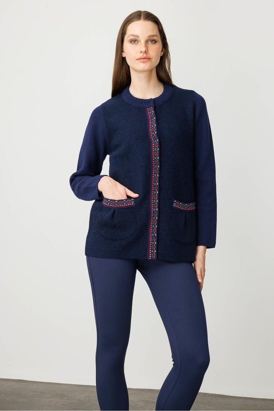 Patterned Women's Jacket 25KDSN25018