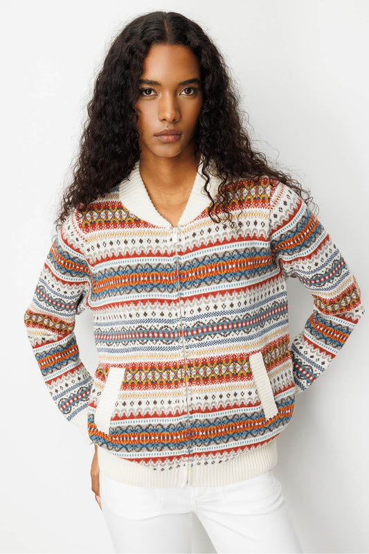 Patterned Women's Jacket 25KDSN25102