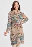 Patterned Women's Coat 23223018
