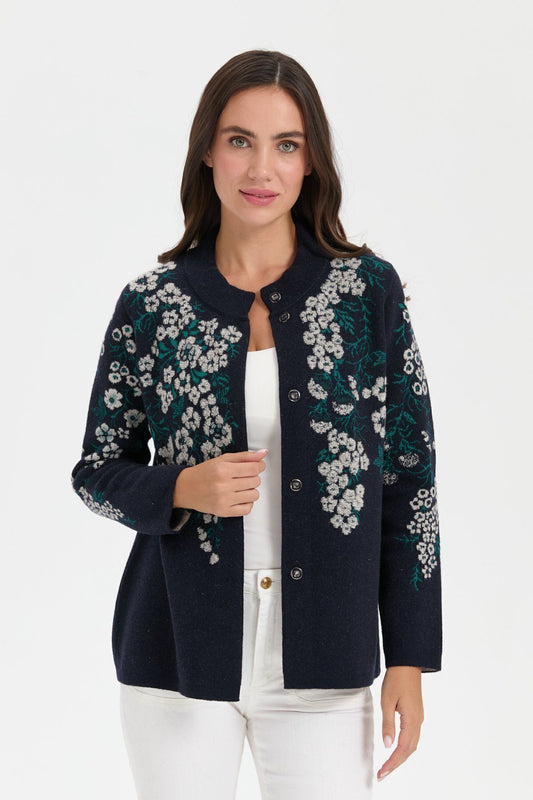 Patterned Women's Coat 25KDSN24019