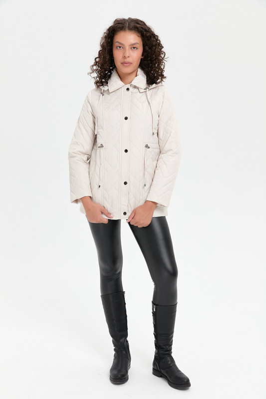 Patterned Women's Coat DSN24K24412