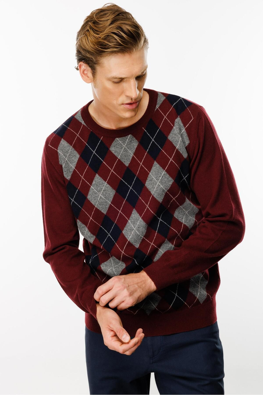 Patterned Women's Sweater DSN24K24511