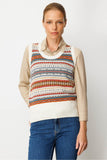 Patterned Women's Sweater 25KDSN25099