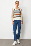 Patterned Women's Sweater 25KDSN25099