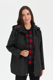 Patterned Women's Trench Coat DSN24K24417