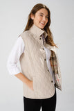 Patterned Women's Vest DSN24K21437