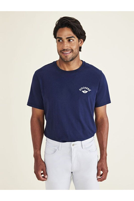 Dockers Erkek Minimalist T-Shirt - Kısa Kol Yuvarlak Yaka Günlük