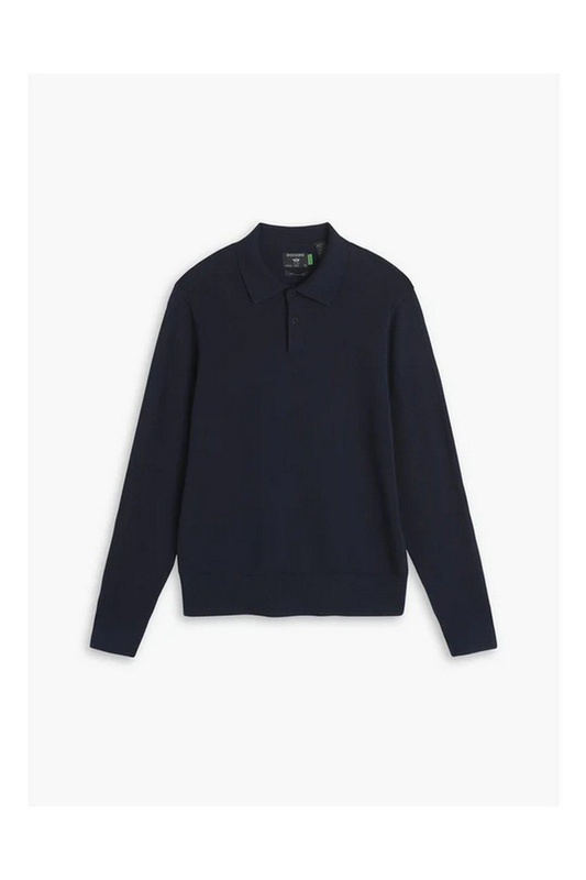 Dockers Erkek Polo Yaka Uzun Kol Sweatshirt - Minimalist Tasarım