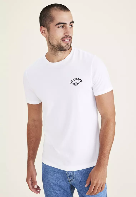 Dockers Minimalist Kısa Kol Erkek T-Shirt - Yuvarlak Yaka, Günlük