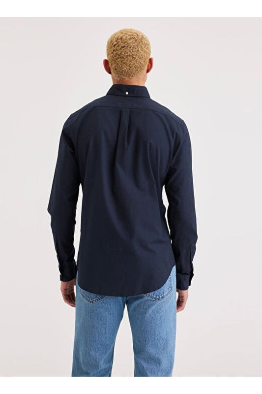 Dockers Erkek Uzun Kol Gömlek - Minimalist Günlük Stil - Regular Fit