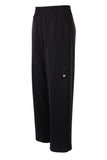 Button Detail Wide Leg Trousers On