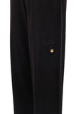 Button Detail Wide Leg Trousers On