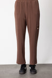 Button Detail Wide Leg Trousers On