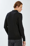 Ecer Erkek Uzun Kol Polo Yaka Minimalist Kazak - Günlük Stil