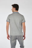 Ecer Minimalist Fermuarlı Polo Yaka Erkek T-Shirt - Günlük Şıklık