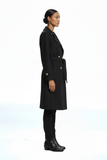 Ekol Belted Coat with Epaulette Sleeves