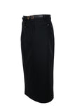 Ekol Women's Midi Length Minimalist Pencil Skirt - Everyday Chic