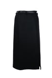 Ekol Women's Midi Length Minimalist Pencil Skirt - Everyday Chic