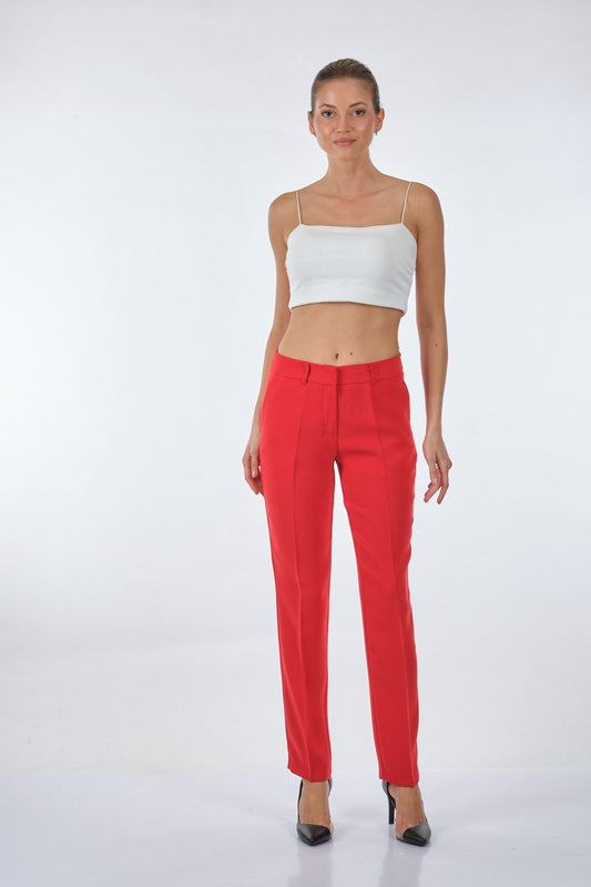 Ekol Kadın Minimalist Regular Fit Pantolon - Günlük & İş