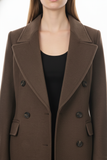 Ekol Double-Breasted Coat with Flap Pockets