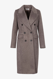Ekol Double-Breasted Coat with Flap Pockets