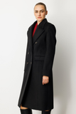 Ekol Double-Breasted Coat with Flap Pockets